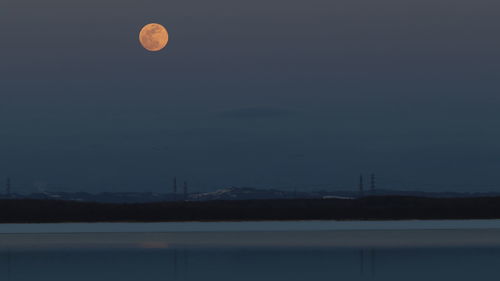 Scenic view of moon at night