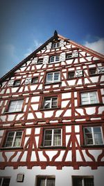 Low angle view of building against sky