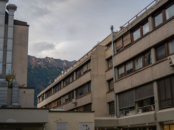 Low angle view of building against sky