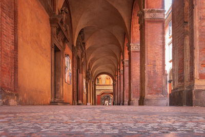 Corridor of historic building