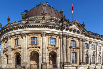 Low angle view of historical building