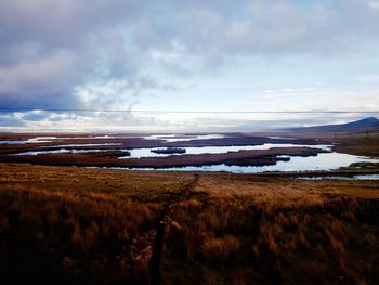 Scenic view of landscape against sky