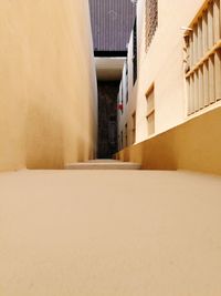 View of staircase in building