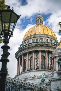 Low angle view of building against sky