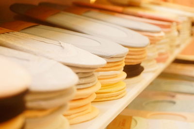 Close-up of bread on table