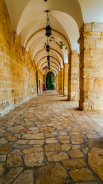 View of corridor of building