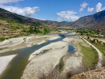 Scenic view of landscape against sky