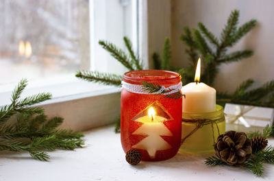 Close-up of christmas decoration