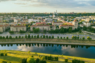 Cityscape against sky