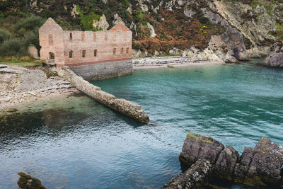 View of old ruin building