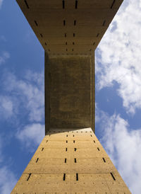 Low angle view of historical building against sky