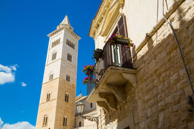 Low angle view of building against sky