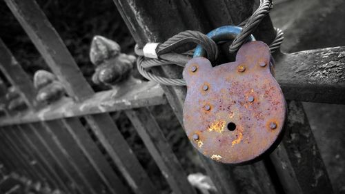 Close-up of rusty metal