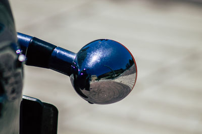 Close-up of bicycle wheel