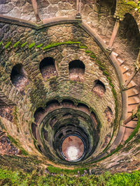 Low angle view of ceiling