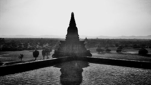 Stupas of a building