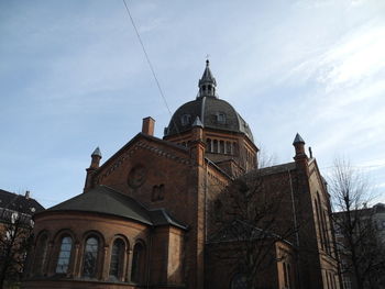Low angle view of building against sky