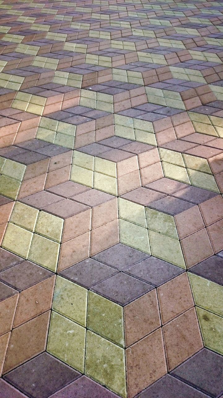 cobblestone, full frame, pattern, paving stone, backgrounds, footpath, no people, outdoors, pavement, day, geometric shape, repetition, close-up, nature, elevated view, detail