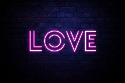 Information sign on wall