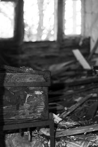 Close-up of wooden wall