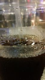 Close-up of drink in glass