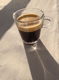 Close-up of coffee cup