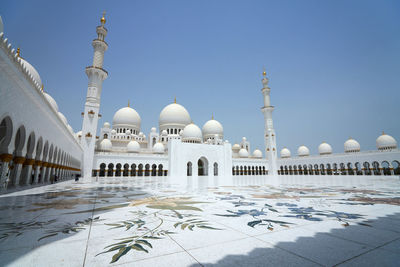 View of cathedral against clear sky