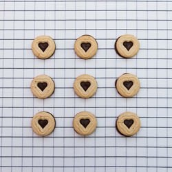 Directly above shot of cookies against white background