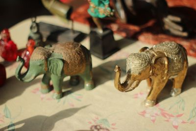 Close-up of stuffed toy on table