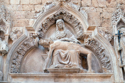 Statue of buddha in temple