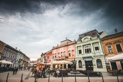 View of buildings in city