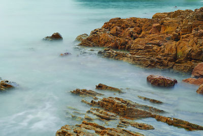 Rocks on sea shore