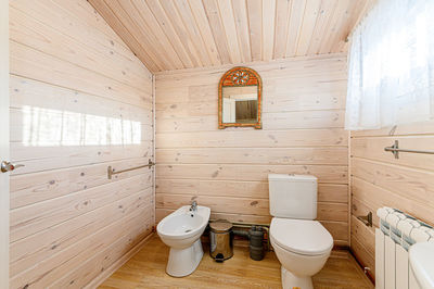 Interior of bathroom