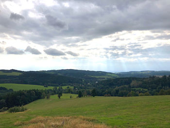 Scenic view of landscape against sky