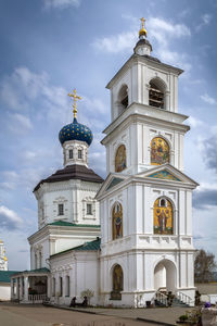 Low angle view of building against sky