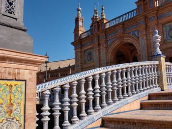 Bridge on placa de la espana in sevilla