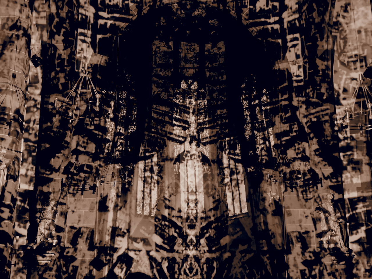 DIGITAL COMPOSITE IMAGE OF OLD CATHEDRAL