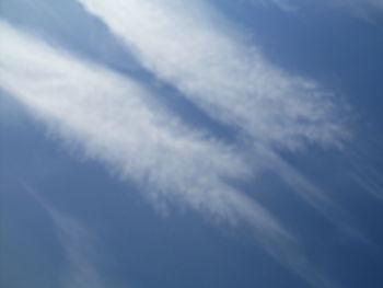 Low angle view of cloudy sky