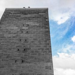 Low angle view of building against sky