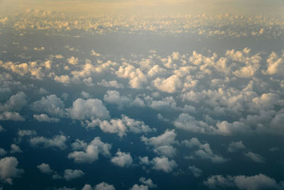 Full frame shot of clouds in sky