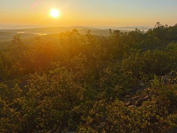 Sun in the night in kiruna