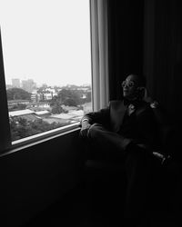 Woman standing in park