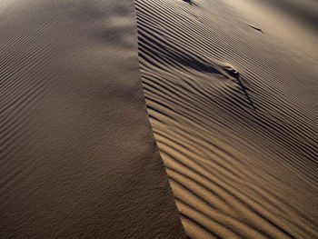 High angle view of text on paper