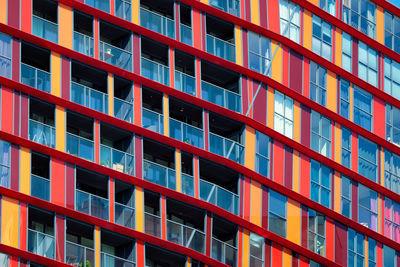 Full frame shot of apartment building