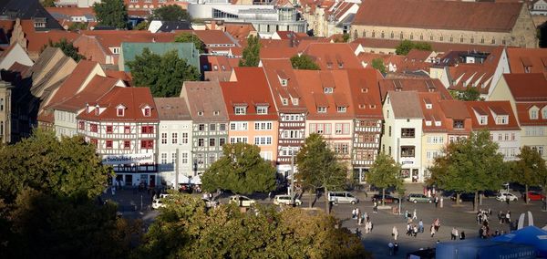 Aerial view of city