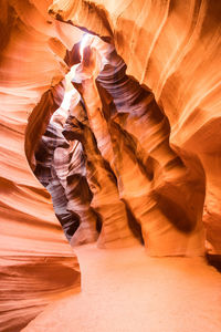 Close-up of rock formation
