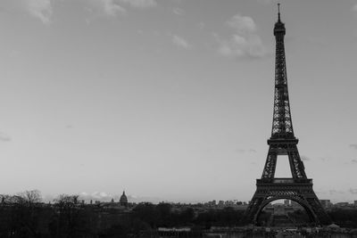 Tower against sky in city