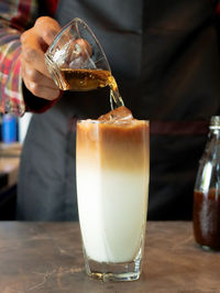 Close-up of drink on table