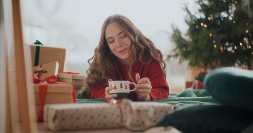 Young woman using mobile phone