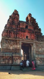 Low angle view of a temple